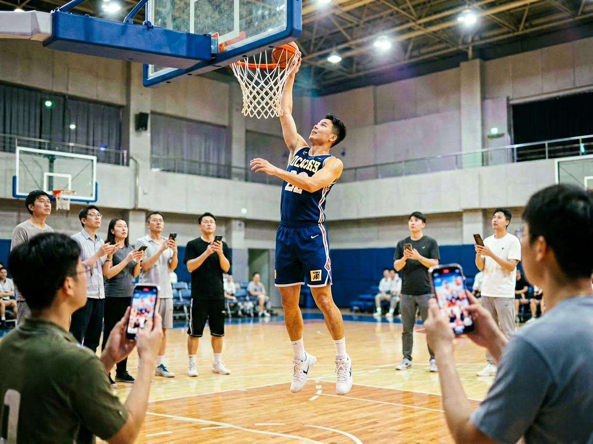 体育赛场准备,詹姆斯领导力超强带领球队
